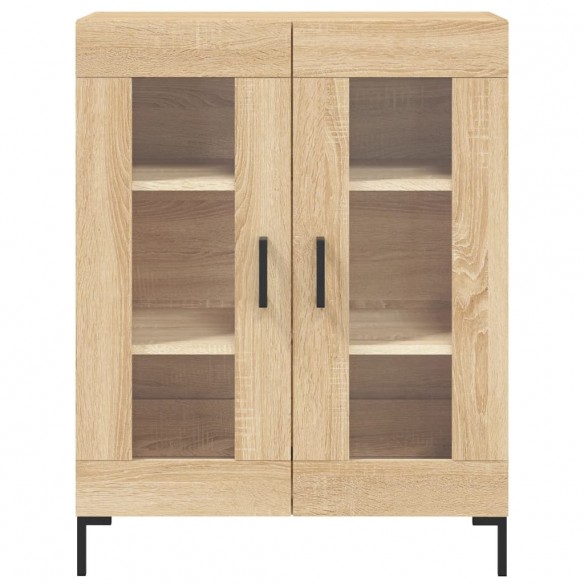 Buffet haut Chêne sonoma 69,5x34x180 cm Bois d'ingénierie