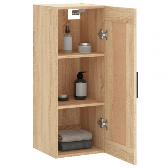 Armoire murale chêne sonoma 34,5x34x90 cm bois d'ingénierie