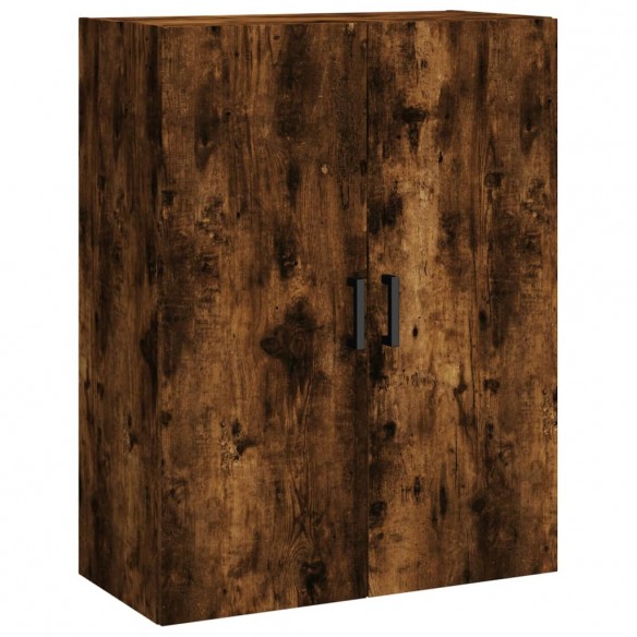 Armoire murale chêne fumé 69,5x34x90 cm