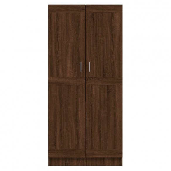 Garde-robe Chêne marron 82,5x51,5x180 cm Bois d'ingénierie