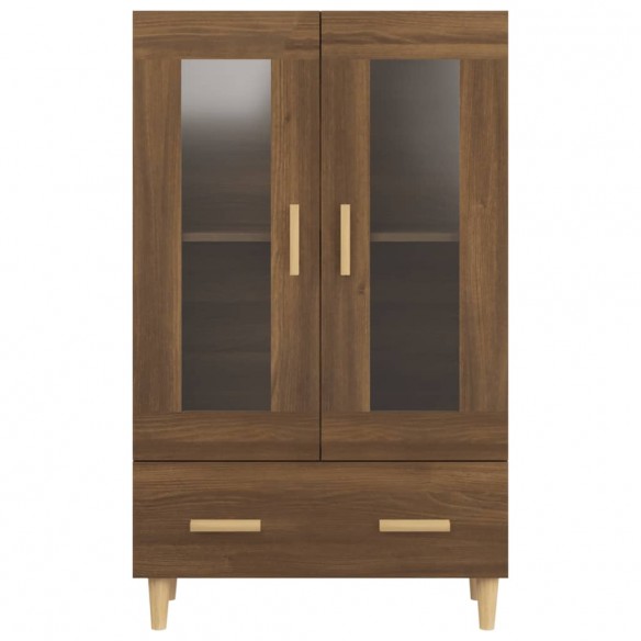 Buffet Chêne marron 70x31x115 cm Bois d'ingénierie