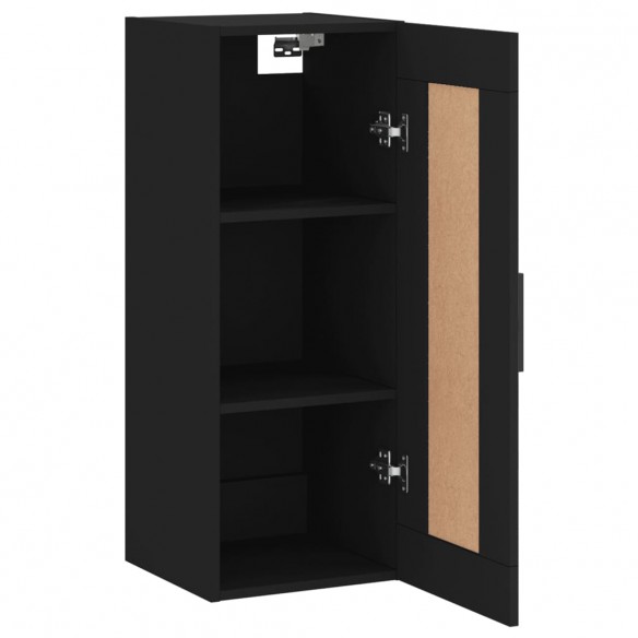 Armoire murale noir 34,5x34x90 cm bois d'ingénierie