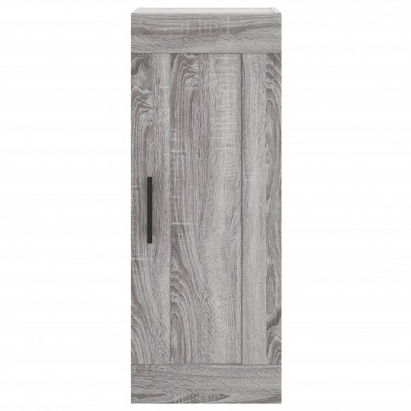 Buffet haut Sonoma gris 34,5x34x180 cm Bois d'ingénierie