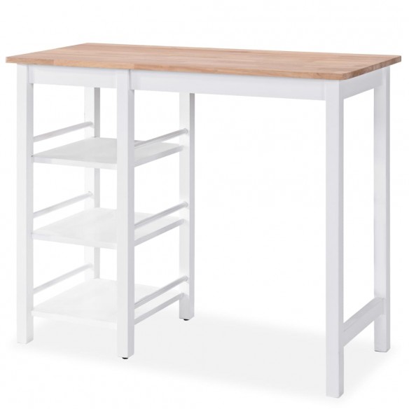 Ensemble de bar 3 pcs MDF Blanc