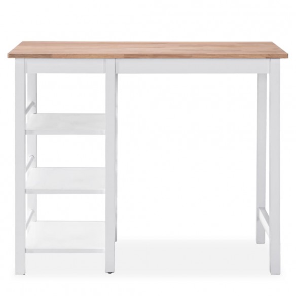 Ensemble de bar 3 pcs MDF Blanc