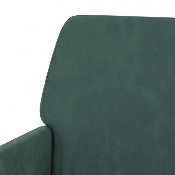 Banc Vert foncé 108x79x79 cm Velours