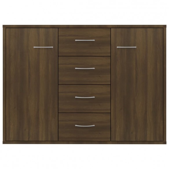 Buffet Chêne marron 88x30x65 cm Bois d'ingénierie