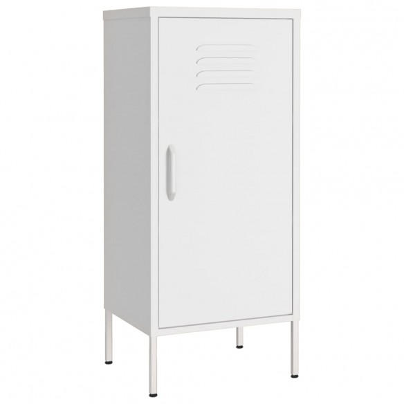 Armoire de rangement Blanc 42,5x35x101,5 cm Acier