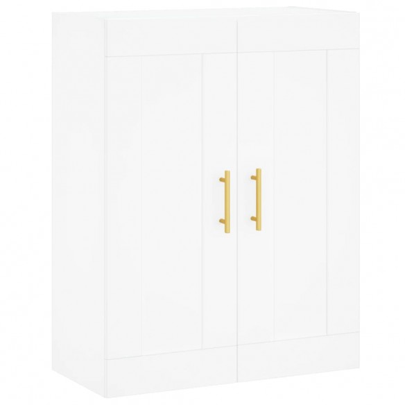 Armoire murale blanc 69,5x34x90 cm bois d'ingénierie