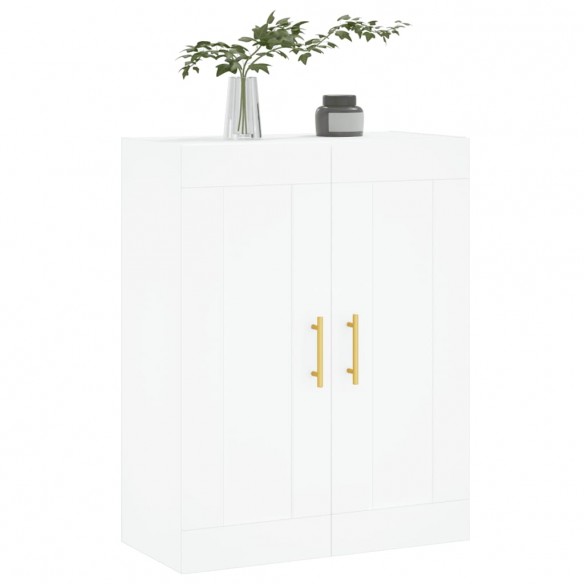 Armoire murale blanc 69,5x34x90 cm bois d'ingénierie