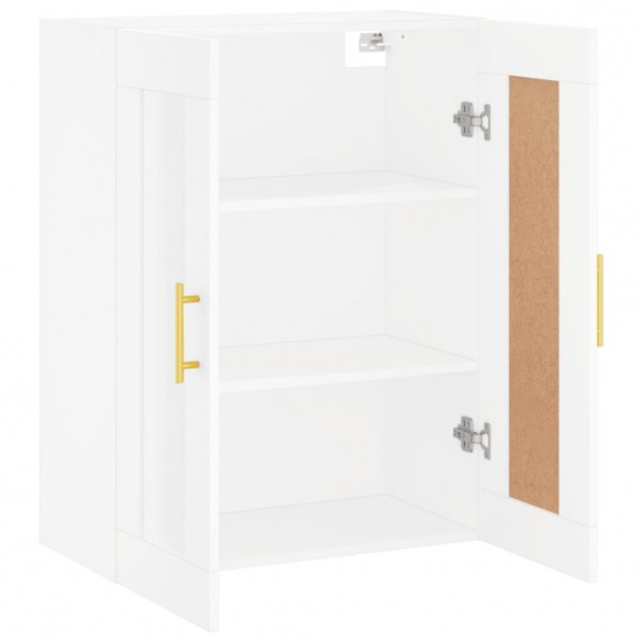 Armoire murale blanc 69,5x34x90 cm bois d'ingénierie