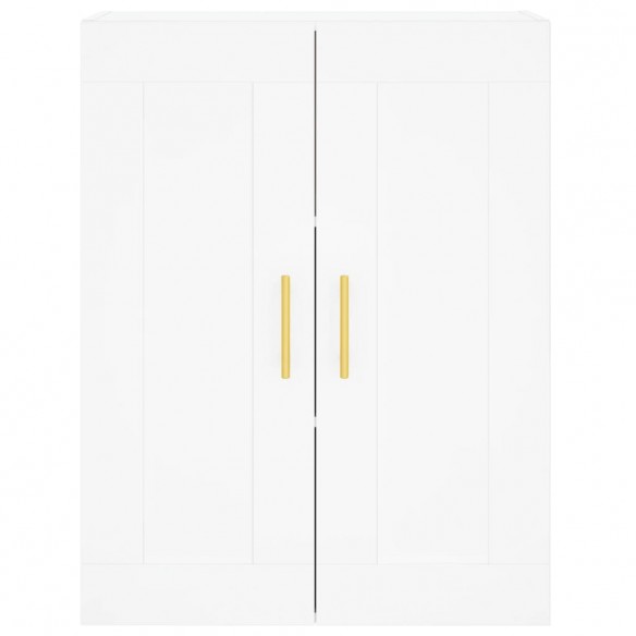 Armoire murale blanc 69,5x34x90 cm bois d'ingénierie