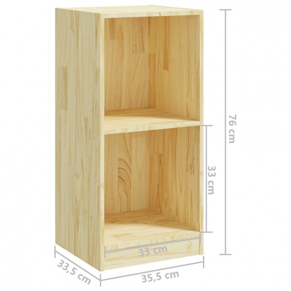 Armoire d'appoint 35,5x33,5x76 cm bois de pin massif