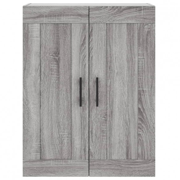 Buffet haut Sonoma gris 69,5x34x180 cm Bois d'ingénierie