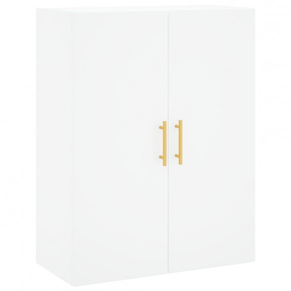 Armoire murale blanc 69,5x34x90 cm