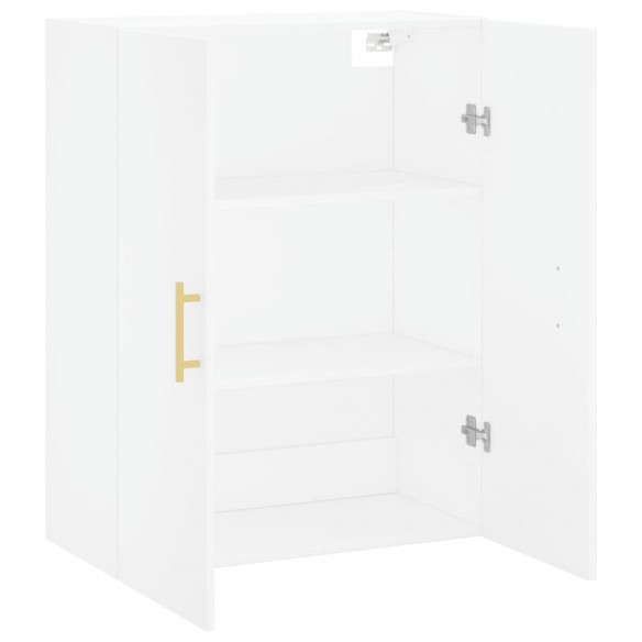 Armoire murale blanc 69,5x34x90 cm