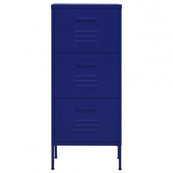 Armoire de rangement Bleu marine 42,5x35x101,5 cm Acier