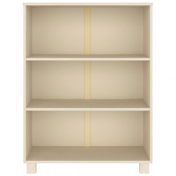 Bibliothèque HAMAR Marron miel 85x35x112 cm Bois de pin massif