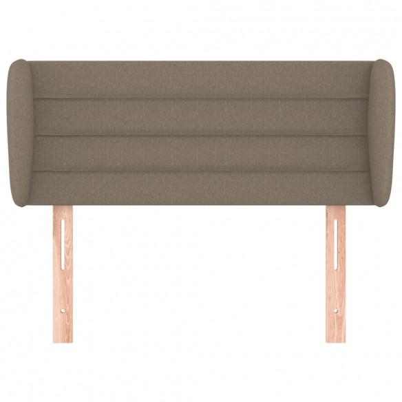 Tête de lit avec oreilles Taupe 93x23x78/88 cm Tissu