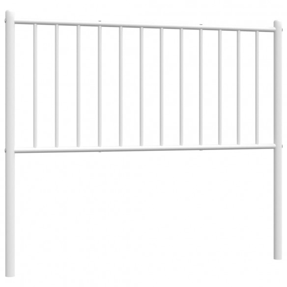 Tête de lit métal blanc 100 cm
