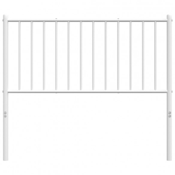 Tête de lit métal blanc 100 cm