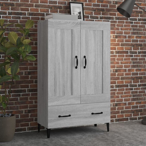 Buffet Sonoma gris 70x31x115 cm Bois d'ingénierie