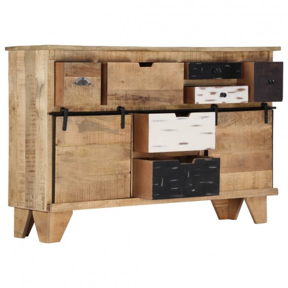 Buffet 140x38x90 cm Bois de manguier massif