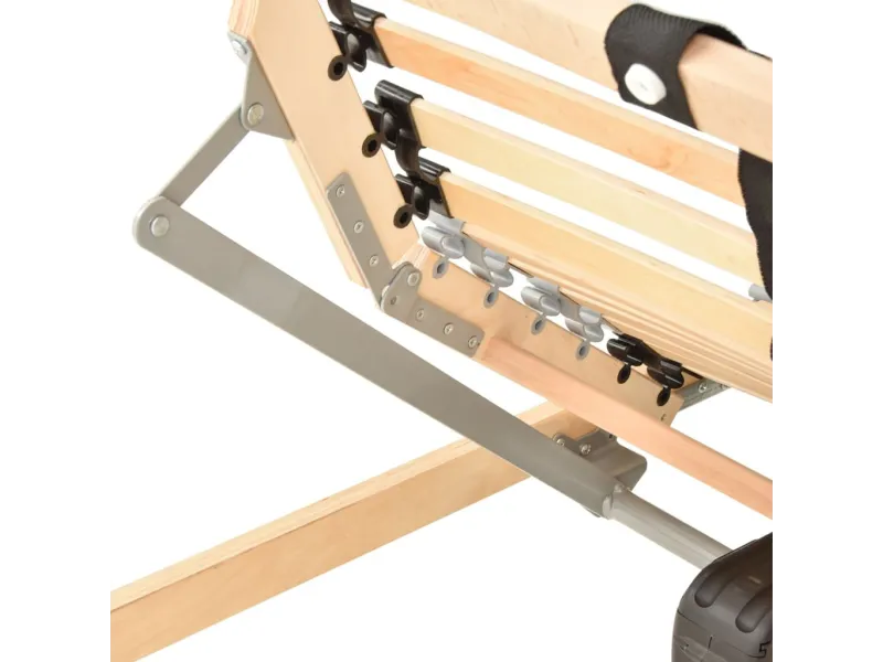 Sommier à lattes électrique avec 28 lattes 7 zones 80x200 cm