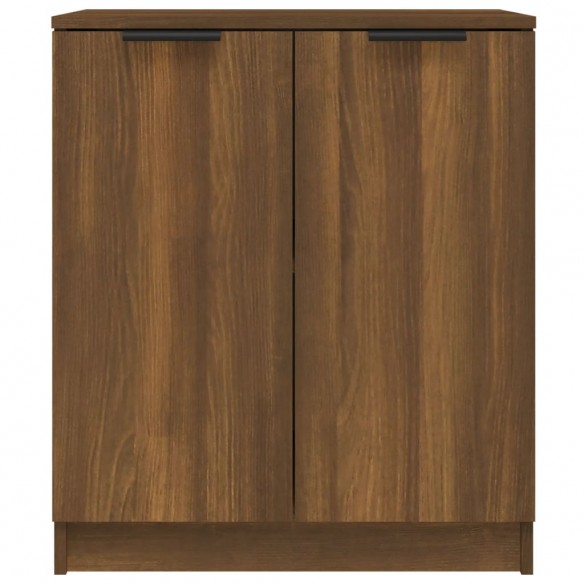 Buffet Chêne marron 60x30x70 cm Bois d'ingénierie