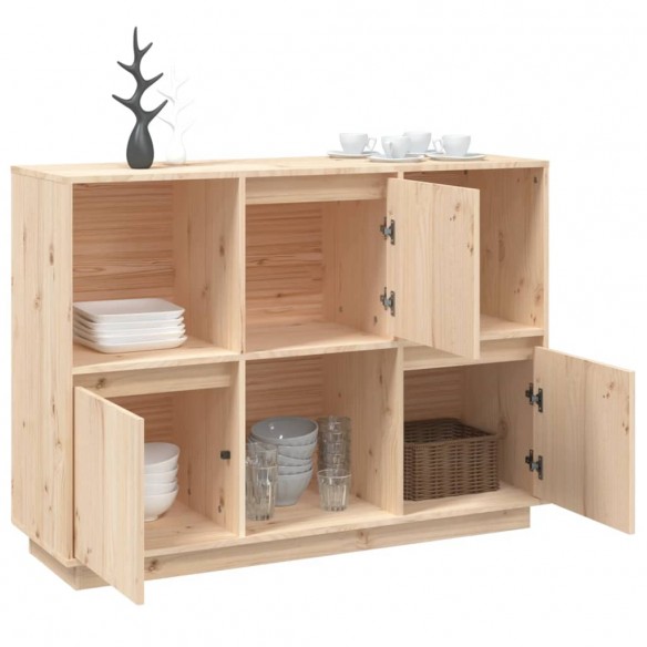 Buffet 110,5x35x80 cm Bois massif de pin