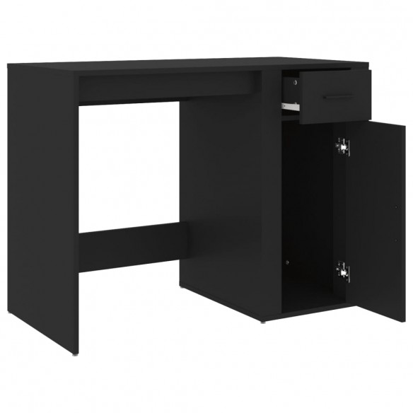 Bureau Noir 100x49x75 cm Bois d'ingénierie