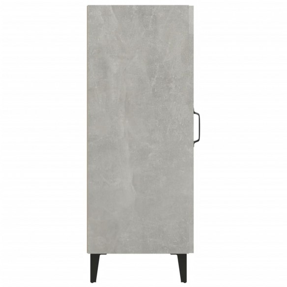 Buffet Gris béton 34,5x34x90 cm Bois d'ingénierie