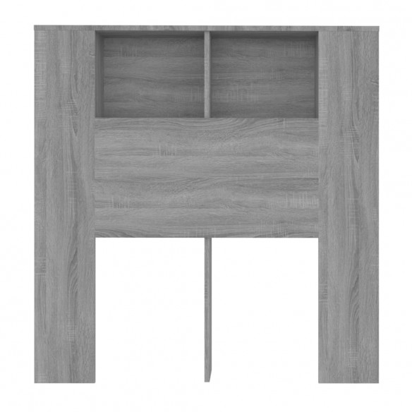 Armoire de tête de lit Sonoma gris 100x18,5x104,5 cm