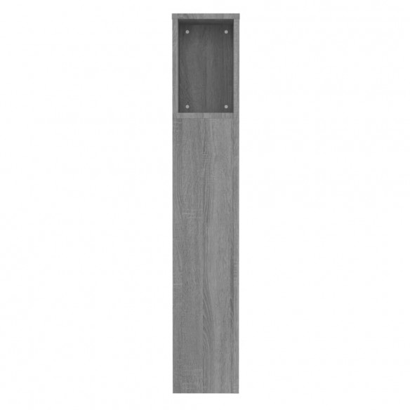 Armoire de tête de lit Sonoma gris 100x18,5x104,5 cm