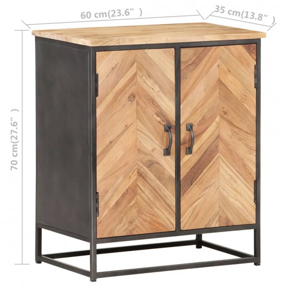 Buffet 60x35x70 cm Bois d'acacia massif