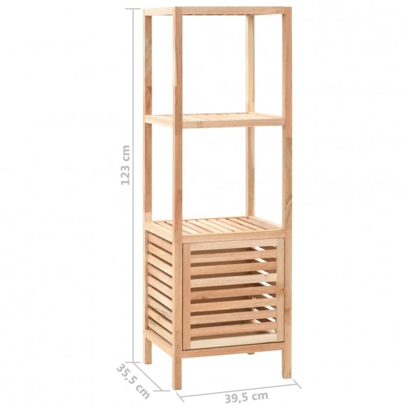 Armoire de salle de bain Bois de noyer 39,5x35,5x123 cm