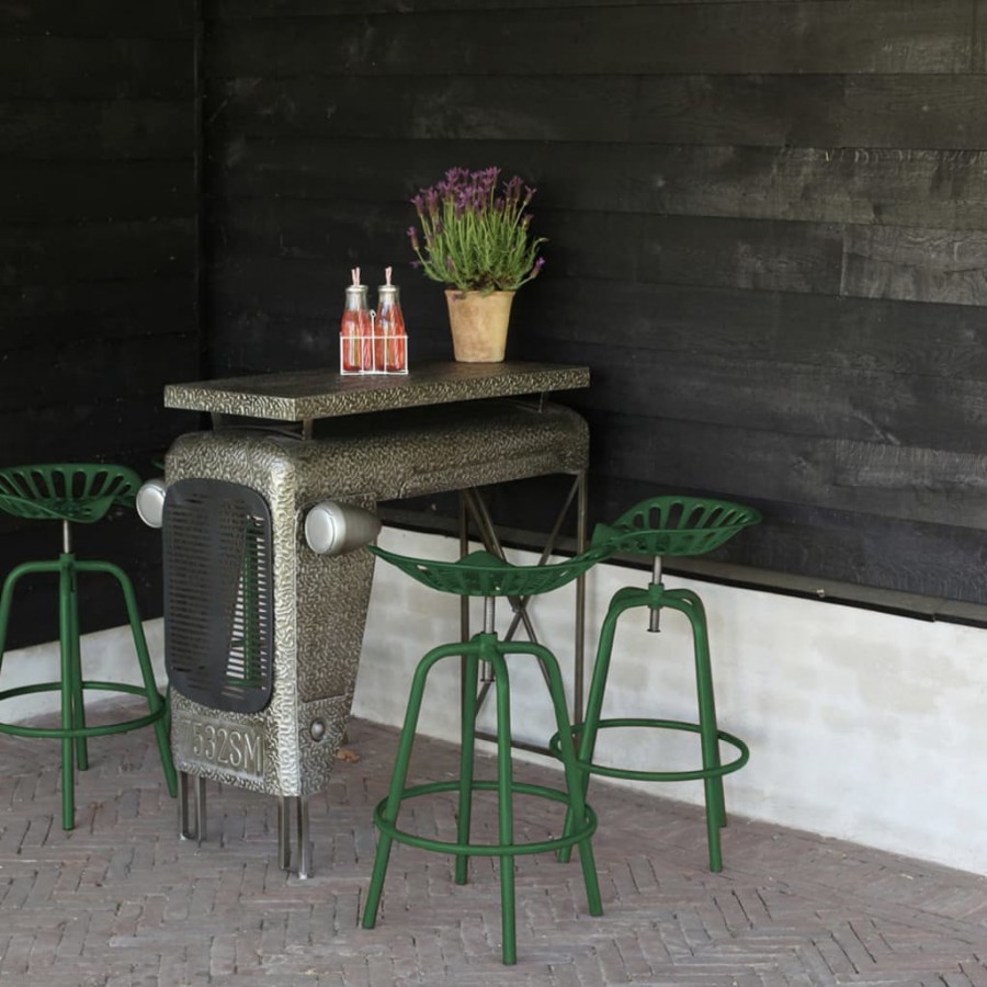 Esschert Design Chaise de tracteur de bar Vert