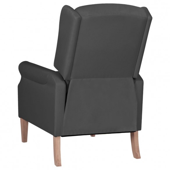 Fauteuil inclinable Gris foncé Tissu