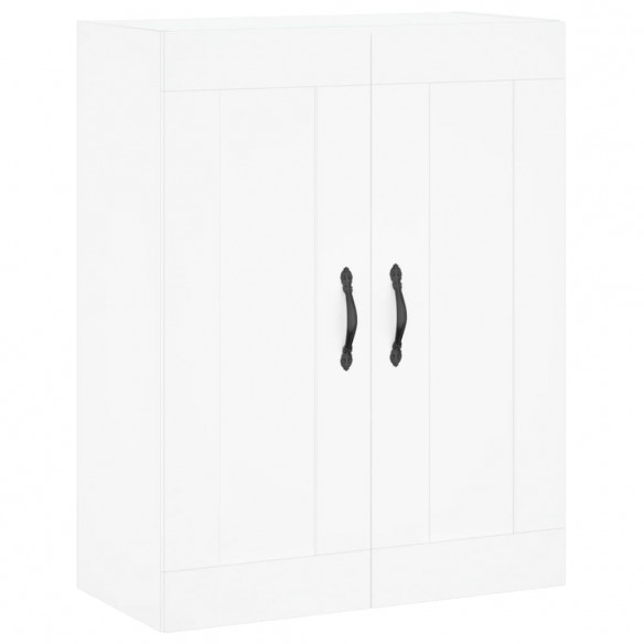 Armoire murale blanc 69,5x34x90 cm bois d'ingénierie