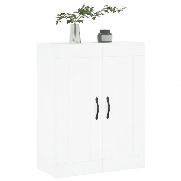 Armoire murale blanc 69,5x34x90 cm bois d'ingénierie