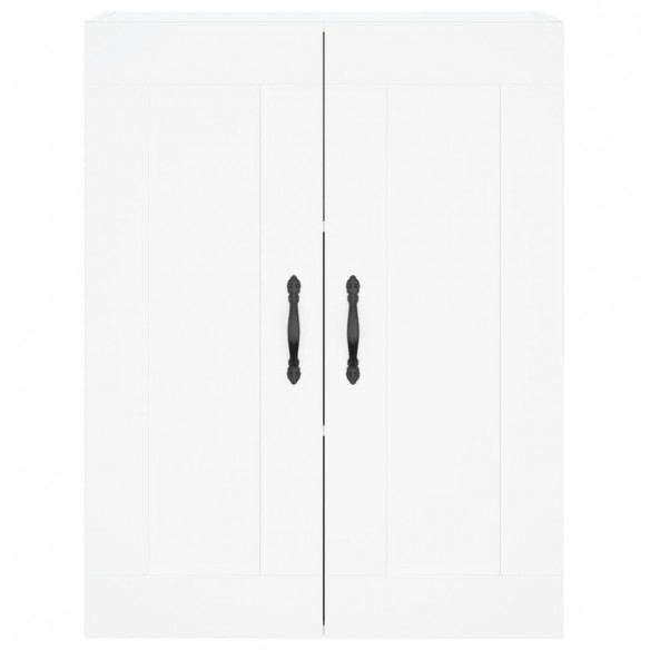 Armoire murale blanc 69,5x34x90 cm bois d'ingénierie