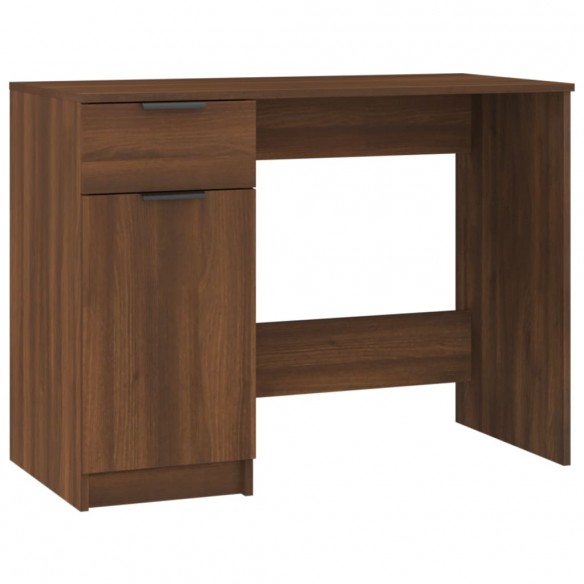 Bureau Chêne marron 100x50x75 cm Bois d'ingénierie