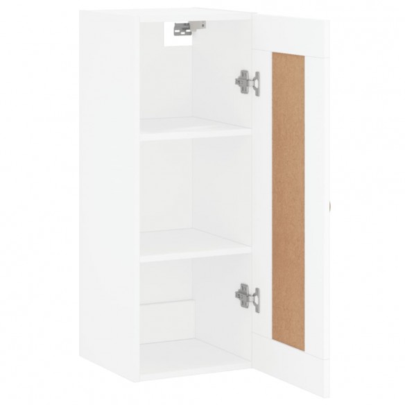 Armoire murale blanc 34,5x34x90 cm bois d'ingénierie