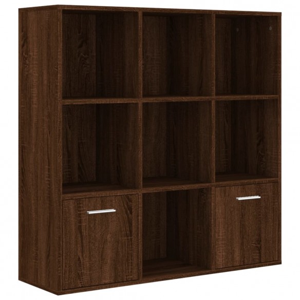 Armoire à livres Chêne marron 98x30x98 cm