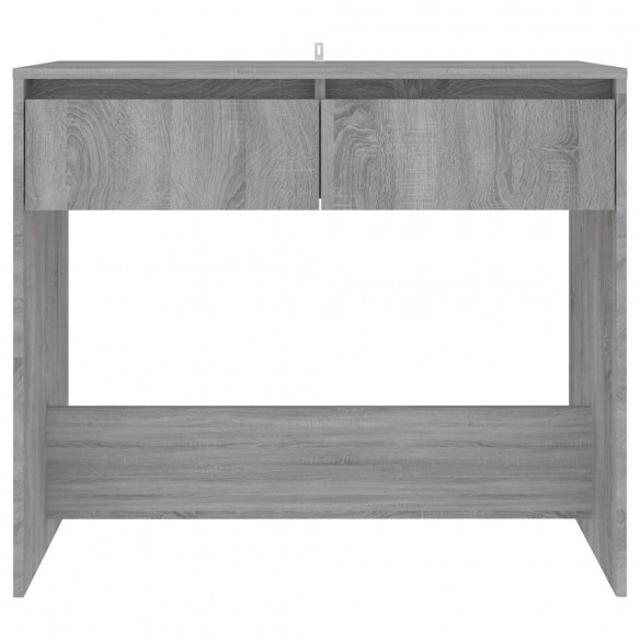 Table console Sonoma gris 89x41x76,5 cm Acier