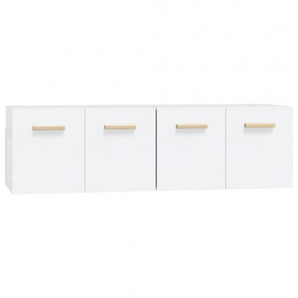 Armoires murales 2 pcs Blanc 60x36,5x35 cm Bois d'ingénierie