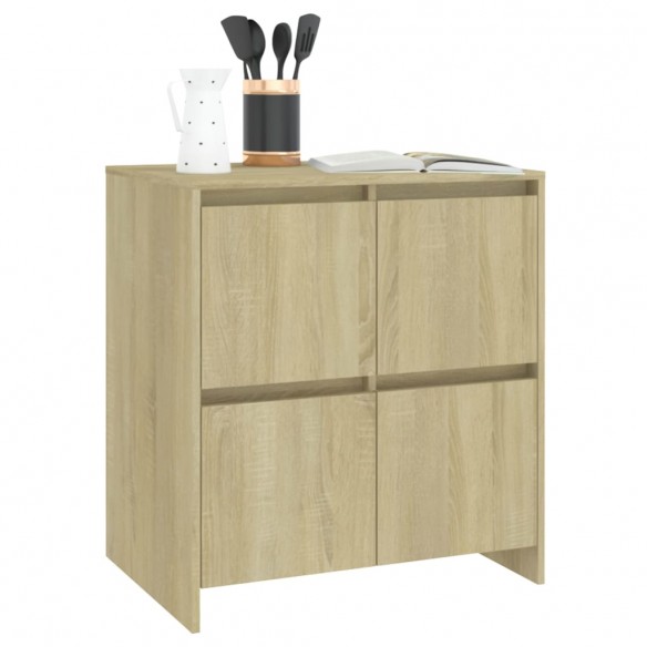 Buffet Chêne sonoma 70x41x75 cm Bois d'ingénierie