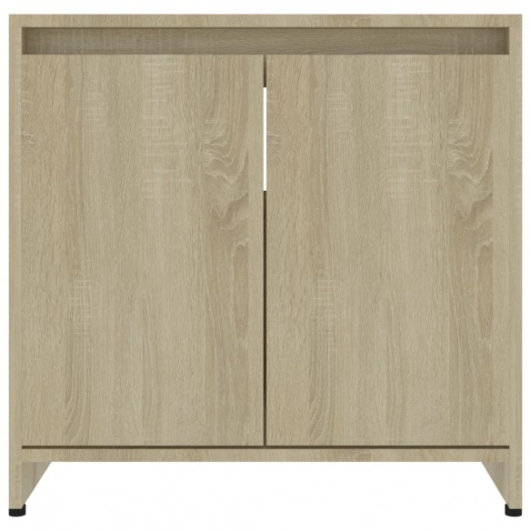 Armoire de salle de bain Chêne sonoma 60x33x61 cm Aggloméré