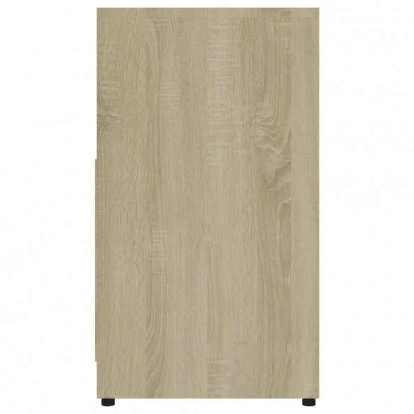 Armoire de salle de bain Chêne sonoma 60x33x61 cm Aggloméré