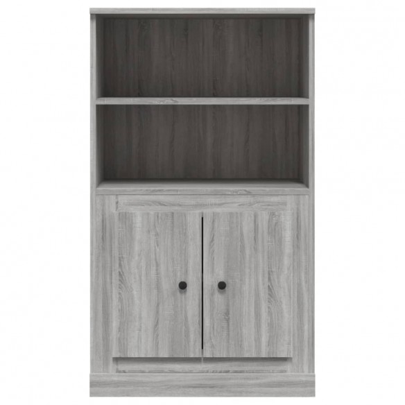 Buffet haut sonoma gris 60x35,5x103,5 cm bois d'ingénierie